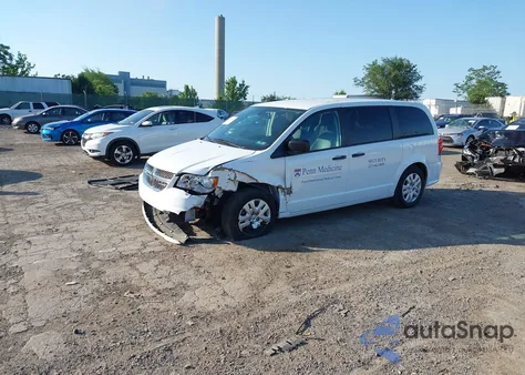 2019 Dodge Grand Caravan Se from USA, damaged, VIN 2C4RDGBG2KR745291